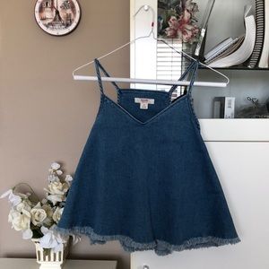 Denim tank top